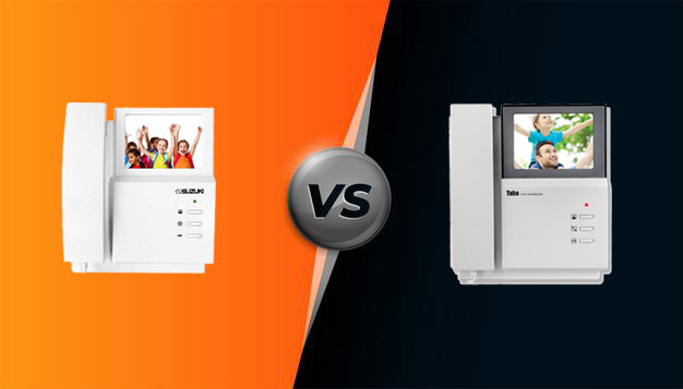 مقایسه مانیتور آیفون تصویری مدل 1040 تابا و مدل 413 سوزوکی