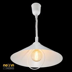 چراغ آویز فلزی فانتزی مخروطی بکسلی کریستال کپ