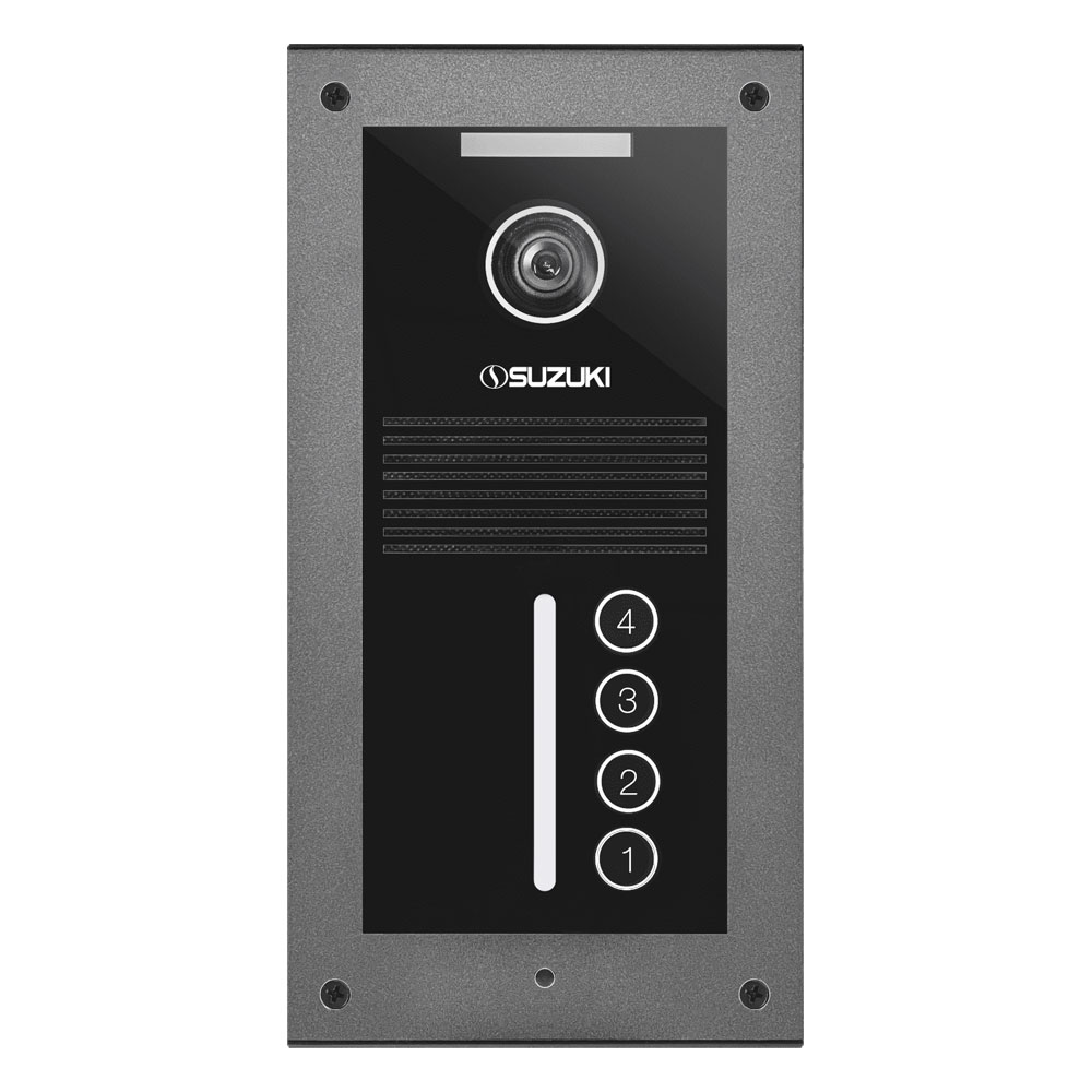 پنل آیفون تصویری سوزوکی لمسی OP4RF چهار واحدی
