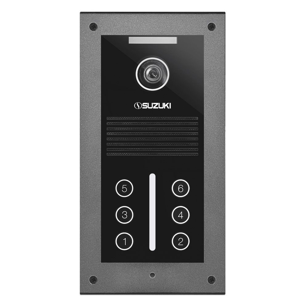 پنل آیفون تصویری سوزوکی لمسی OP4RF شش واحدی