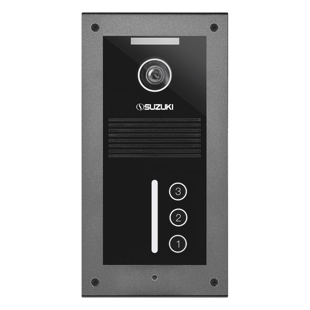 پنل آیفون تصویری سوزوکی لمسی OP4RF سه واحدی