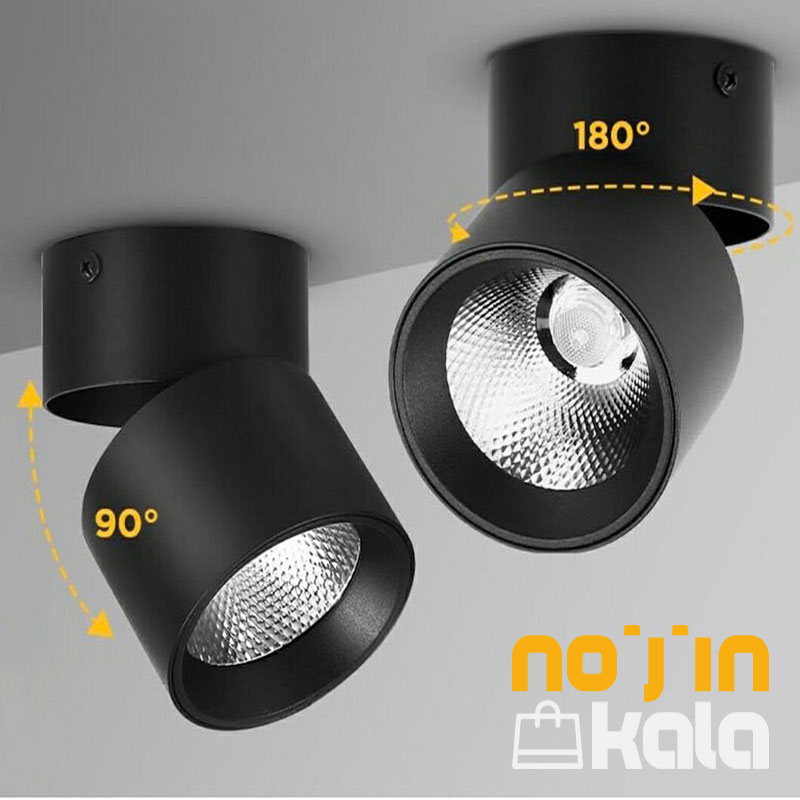 چراغ استوانه‌ای فکی 20 وات COB تات‌نور